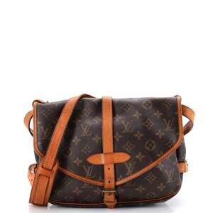 Louis Vuitton Saumur Handbag Canvas 30 #228479L92B
